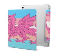 Queer Welsh Trans Dragon Stylish Tri-fold Tablet Case Compatible with IPAD 2020 AIR 4 （10.9in） Anti-Scratch Covers with Pen Slot