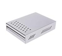 Queeucaer Commercial Classic Coffee Knock Out Drawer Box,Grounds Espresso Waste 2.5L Stainless Under Grinder Ground for Coffee Grounds