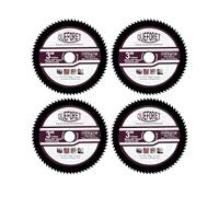 QUEFORET 75mm HSS Circular Saw Blades - 4pcs Cutting Discs for Soft Metal Copper Aluminium, with 10mm Arbor