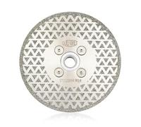 QUEFORET Diamond Cutting Disc 125mm - Disc for Cutting Grinding Granite Marble Ceramic Porcelain Tile Quartz, M14 Flange