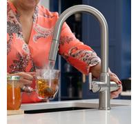 Quel Tap Ultra Plus 4-In-1 Pull-Out Boiling Water Tap C-Shape Brushed Nickel