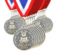Quelay 30 Pcs 2'' Gold Medals for Awards,Winner Encourage Team Participation for Kids Adults Trophy Award Prize Gift Competitions Graduation Party(Bulldog Pride)