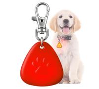 QUELIEN LED Dog Collar Light, Clip-On Dog Safety Light for Night Walking, High Visibility Light Up Dog Collar Accessory for Summer Camping & Hiking, Lightweight for All Pets, Red
