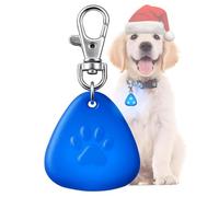 QUELIEN LED Dog Collar Light, Dog Safety Pendant for Night Walking & Camping, Night Visibility, Durable, Long Battery Life, Easy Clip-on for All Dogs, Christmas Lights Pet ID Tag Pendant, Blue