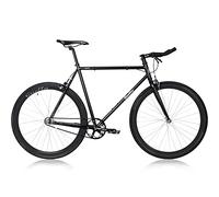 Quella Nero Black (54cm) fixie fixed gear single speed commuter bicycle