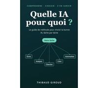 Quelle IA pour quoi ?: Le guide de méthode pour choisir et utiliser la bonne intelligence artificielle, tâche par tâche - écrire, analyser, chercher, créer, automatiser, sans jargon