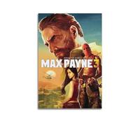 Quem Video Game Max Payne 3 Poster Poster Decorative Painting Canvas Wall Posters And Art Picture Print Modern Family Bedroom Decor Posters 24x36inch(60x90cm)