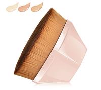 QUEMISS Make Up Brush Type Makeup Brushes Kabuki Foundation Brushes Cosmetic Foundation Makeup Brush (Pink)