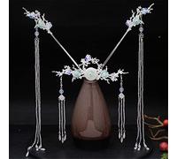 QUEMUONN Chinese wedding hairpin, Hair Pin Stick Ladies Vintage Tassel Hairpin Handmade Hairpin Accessories 6(9)