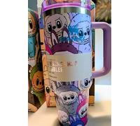 Quencher H2.O Tumbler Labubu Edition, 1.18L, Double Insulating Wall, with 6 Unique Patterns, The FLOWSTATE, Thermos (40 OZ)