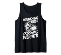 QUENCHING Fires Crushing Weights Tank Top