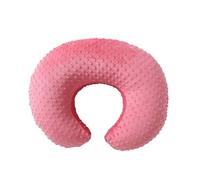 QUENESS Nursing Pillow Cover Breastfeeding Pillow Cases Plush Dot Slipcover (StrawberryRed)