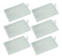 QUENPE For Proscenic, 800T Accessories Spare Parts, for Liectroux, C30B Robot Vacuum Cleaner Replacement Brush Filter Rags Consumables Replacement Parts (Size : 6 PCS Filter)