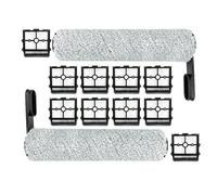 QUENPE For Tineco Floor ONE S5/Floor One S5 Pro 2/ S5, Extreme Smart Vacuum Cleaner Replacement Brush Rollers and HEPA Filters vacuum filters(12PCS)