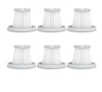 QUENPE For Xiaomi, for Mijia Handy Vacuum Cleaner SSXCQ01XY, Home Car Mini Wireless Hepa Filter Replacement Parts Spare Accessories H13 vacuum filters(6 filters)