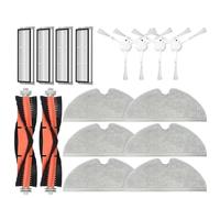 QUENPE For Xiaomi, Mijia 1C 1T Mi Robot Vacuum Mop, for Dreame, F9 Hepa Filter Main Side Brush Mop Cloth Robotic Vacuum Cleaner Accessories Replacement Parts (Size : 16pcs-01)