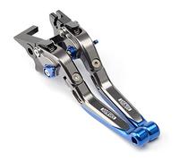 QUENPE Motorcycle Adjustable Brake Clutch Levers, for Yamaha, XSR900 XSR700 2016 2017 Xsr 900 700 Brake Handle Lever (Size : Blue XSR900)