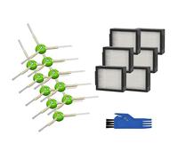 QUENPE New main brush & Hepa Filter & side brush, for iRobot Roomba i7 i7+ i8 E5 E6 I Series, Vacuum Cleaner Parts Free Post vacuum filters(As the picture-06)