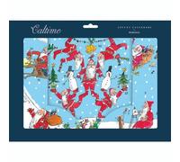 Quentin Blake Active Santa Christmas Advent Calendar | 3D Fold-Out Picture Advent Calendar with Playful Santas