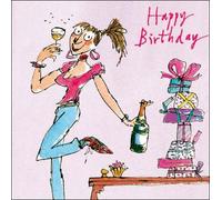 Quentin Blake - Champagne & Presents (Birthday)