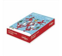 Quentin Blake Charity Christmas Cards Box 20 Assorted Sizes - 5 Designs Xmas