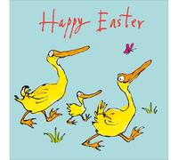 Quentin Blake Happy Easter Quacktastic Family Fun Artistic Greeting Card