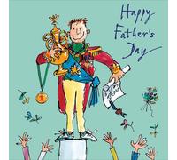 Quentin Blake No 1 Dad Winning Greeting Card Cartoon Fathers Day Cards