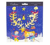 Quentin Blake Reindeer Christmas Advent Calendar | Traditional Picture Advent Calendar | Funny Reindeer Scene - 21cm