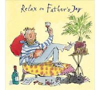 Quentin Blake Relax Cheers Dad! Father's Day Card Artistic Greeting Card 604331