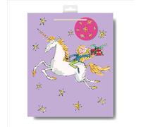 Quentin Blake Unicorn Large Gift Bag Gift Wrapping Accessory 613623 by Woodmansterne