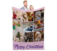 Quepitty Customized Blankets with Photos Custom Memorial Blankets I Love You Gifts for Her Sports Team Blanket Custom Logo Colors Fan Gear Stadium Blanket Game Day Essential Support Your Team