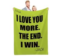 Quepitty Mom Gifts from Daughter Malachi Barton Blanket Custom Picture Blanket Custom Memories Souvenir Throw Blanket for Best Daddy Ever