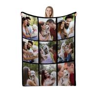 Quepitty Personalized Gift for Women Malachi Barton Blanket Manta Personalizada para Bebe Customizable Blanket Throw Customize,Romantic I Love You Gift for Christmas