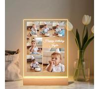 Quepitty Photo Collage Night Light - Custom Music and Picture Frame, Personalized Gift for Children, Teenagers and Their Parents