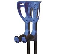 Queraltó Pair of Ergotech Height-Adjustable Crutches with Padded Handle, Blue Par Muletas Ergotech