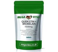 QUERCETIN & BROMELAIN Tablets 1500mg x 60 - MEGAVITES AMINOLAB