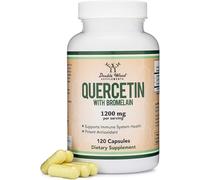 Quercetin Supplement | Quercetin & Bromelain Capsules - 1000mg Quercetin & 200mg Bromelain per Serving | Non-GMO & Gluten Free | Manufactured in The UK (120 Capsules)