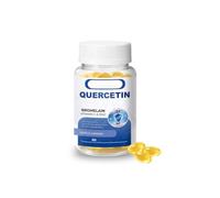 Quercetin with Bromelain and Vitamin C - for Skin Heart and Immune Support - Gluten-Free 60count,1Pcxs