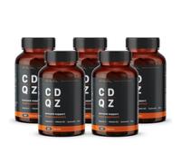 Quercetin, Zinc, Vitamin C & Vitamin D3 - Immune Support - 120 Capsules - Pack of 5 - CDQZ - Plastic-Free, Compostable, Plant-Based Packaging
