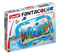 Quercetti 0969 Quercetti-0969 Ocean Fun Fish & Pegs-Kids' Mosaic Kits STEAM Toy