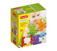 Quercetti - 13/4008 - 8 Interlocking Coloured “Daisy” Rabbits - Early Learning T