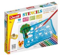 Quercetti - 2645 Stencils Design Farm Ideal Educational Toy and Creativity Kit