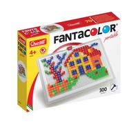 Quercetti - Fanta Color Portable Large Composition Game, Multicolored, 300 Piece