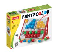 Quercetti Fantacolor Junior Basic Peg Board Nail Pattern Mosaic Art Toy 48pcs