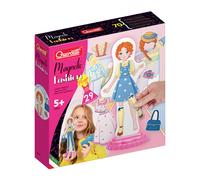 Quercetti Magnetic Fashion Maggie - Magnetic Dress-Up Doll Set, Multicolor, 1 Pack, Ages 5+