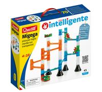 Quercetti 45-Piece Transparent Marble Run - Marble Run Construction Toy