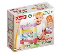 QUERCETTI Migoga Tower Sound Course 18 Months, Montessori Creative and Educational Games, Gift for Boys 1 Year, 2 Toys for Children 3 Years, Eco-Friendly, Multi-Coloured