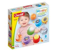 Quercetti Momy Soft Constructions, Montessori Capes, Games for Children 6 Months and 3 Years, Educational Game, Multicoloured, 8