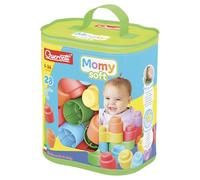 QUERCETTI Momy Soft Constructions Soft Pack of 28, Games for Children from 6 to 3 Years, Educational Game 6-36 Months, Multicoloured