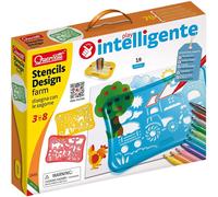 Quercetti Q2645 (Quercetti-2645 Stencils Design Farm Ideal Education (US IMPORT)